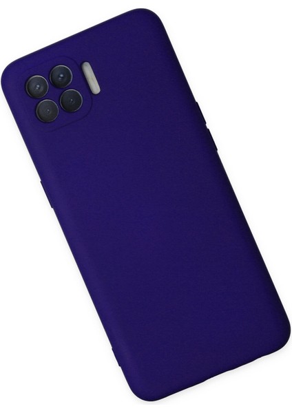 Oppo Reno 4 Lite Kılıf Nano Içi Kadife Silikon - Mor modelleri