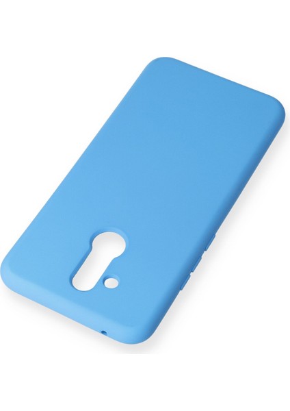 Huawei Mate 20 Lite Kılıf Nano Içi Kadife Silikon - Mavi modelleri