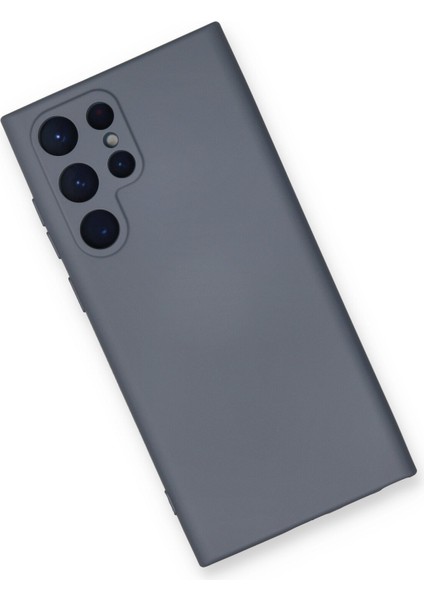 Samsung Galaxy S22 Ultra Kılıf Nano Içi Kadife Silikon - Gri modelleri