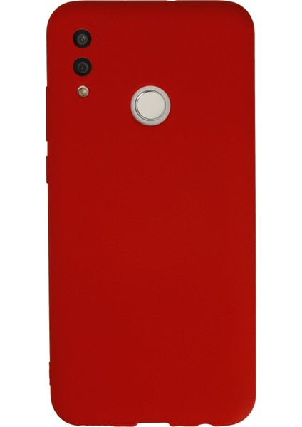Huawei P Smart 2019 Kılıf Nano Içi Kadife Silikon - Kırmızı