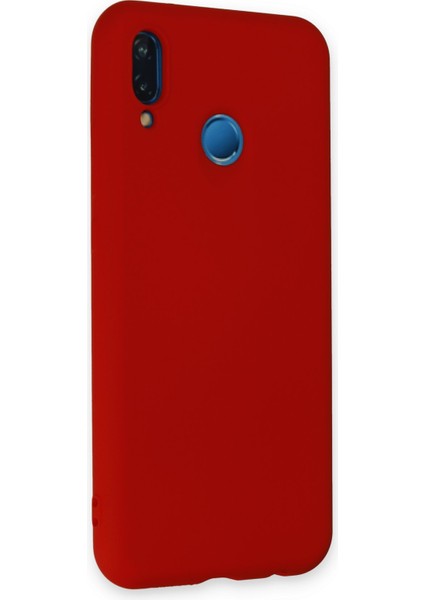 Huawei P20 Lite Kılıf Nano Içi Kadife Silikon - Kırmızı fiyatları