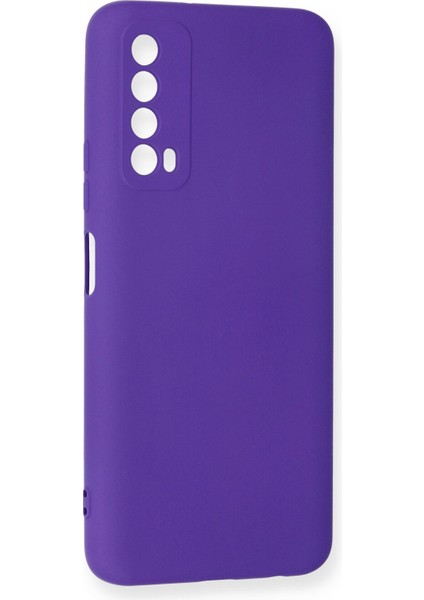 Huawei P Smart 2021 Kılıf Nano Içi Kadife Silikon - Mor fiyatları