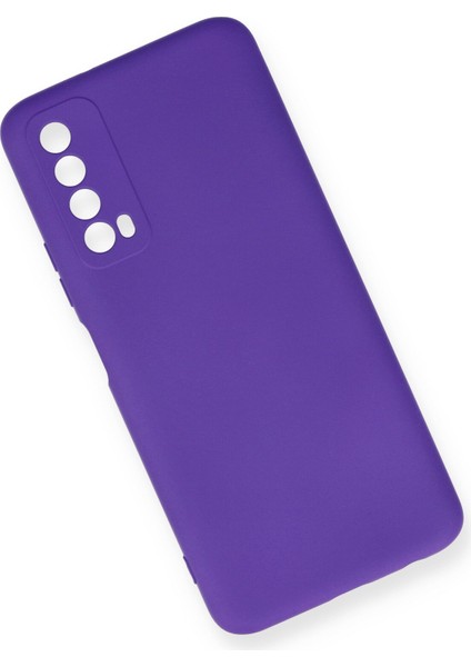 Huawei P Smart 2021 Kılıf Nano Içi Kadife Silikon - Mor modelleri