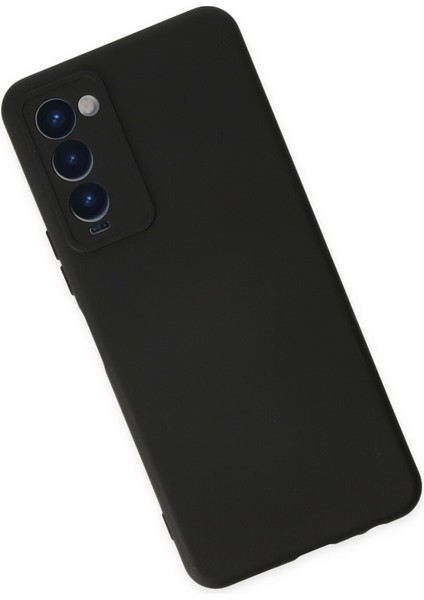 Tecno Camon 18P Kılıf Nano Içi Kadife Silikon - Siyah
