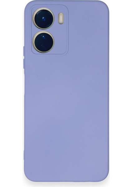 Vivo Y16 Kılıf Nano Içi Kadife Silikon - Lila