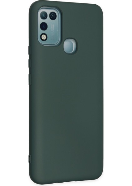 Infinix Hot 10 Play Kılıf Nano Içi Kadife Silikon - Koyu Yeşil fiyatları
