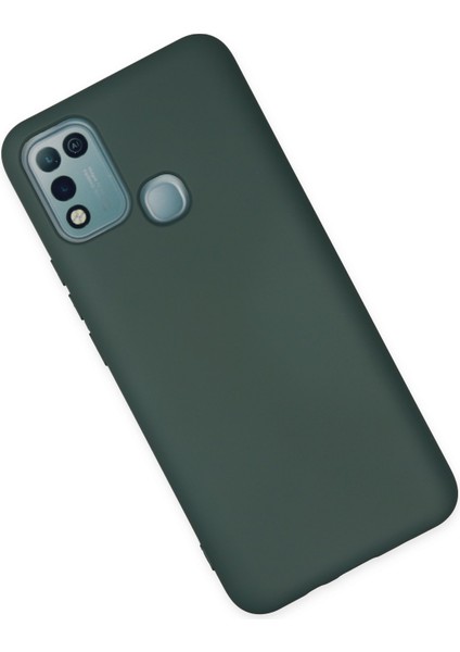 Infinix Hot 10 Play Kılıf Nano Içi Kadife Silikon - Koyu Yeşil modelleri