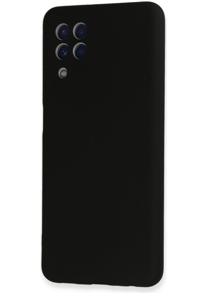 Samsung Galaxy M32 Kılıf Nano Içi Kadife Silikon - Siyah modelleri