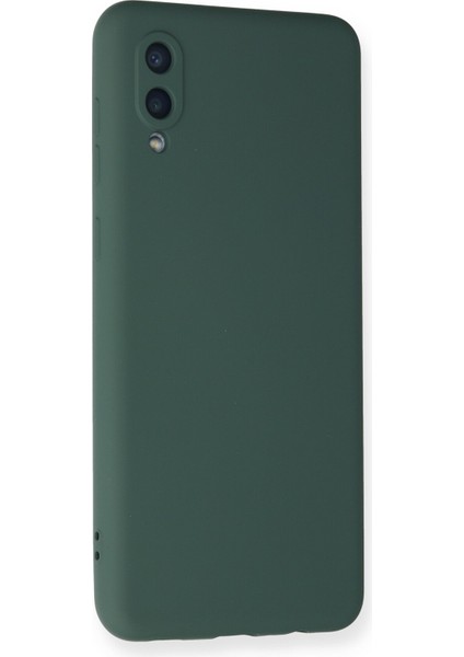 Samsung Galaxy A02 Kılıf Nano Içi Kadife Silikon - Koyu Yeşil fiyatları