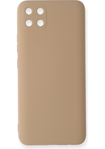 Realme C11 Kılıf Nano Içi Kadife Silikon - Bej