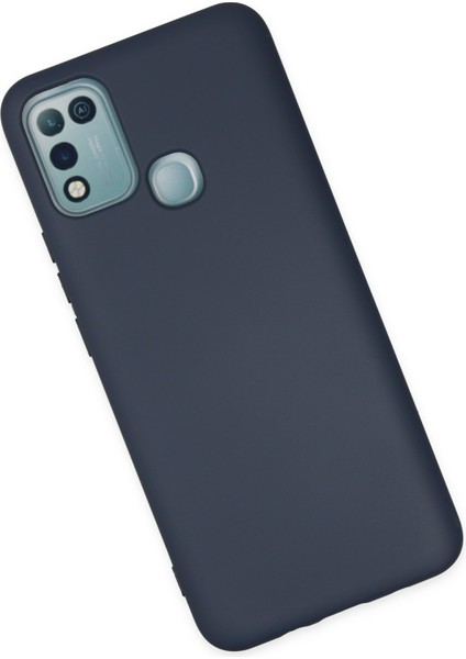 Infinix Hot 10 Play Kılıf Nano Içi Kadife Silikon - Lacivert modelleri