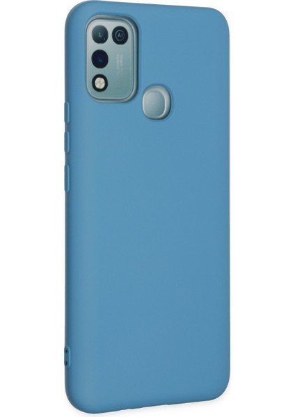 Infinix Hot 10 Play Kılıf Nano Içi Kadife Silikon - Mavi fiyatları