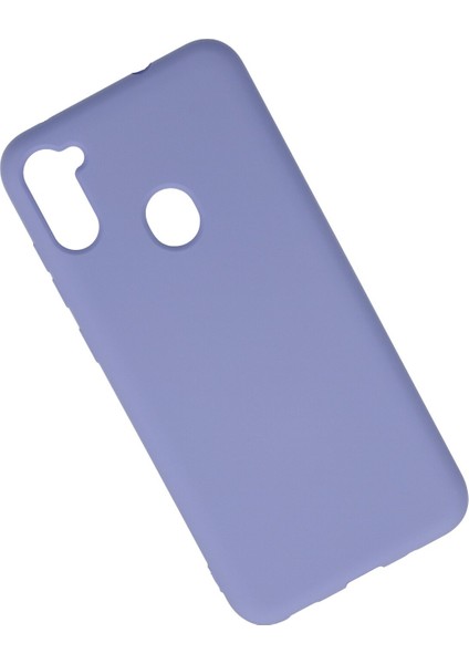 Samsung Galaxy A11 Kılıf Nano Içi Kadife Silikon - Lila fiyatları