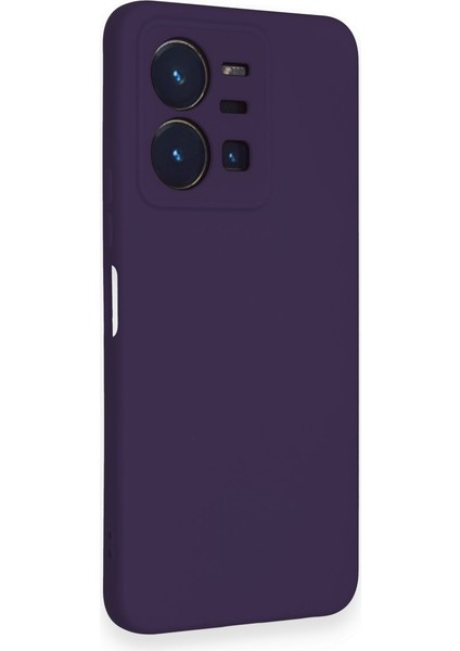 Vivo Y35 Kılıf Nano Içi Kadife Silikon - Mor fiyatları