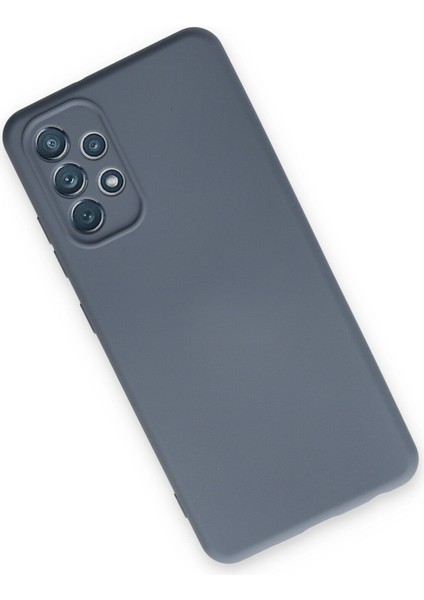 Samsung Galaxy A13 4g Kılıf Nano Içi Kadife Silikon - Gri modelleri