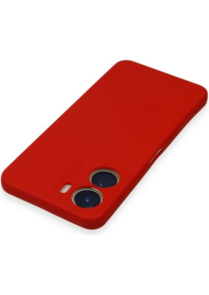 Vivo Y16 Kılıf Nano Içi Kadife Silikon - Kırmızı fırsatları