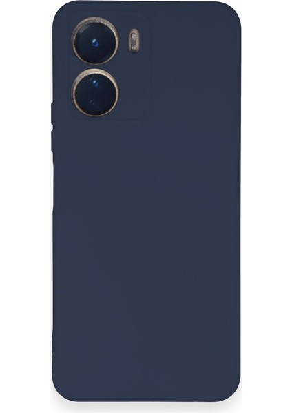 Vivo Y16 Kılıf Nano Içi Kadife Silikon - Lacivert