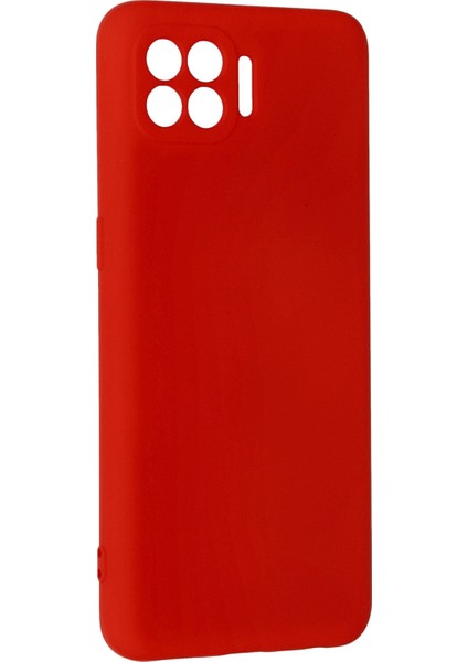 Oppo Reno 4 Lite Kılıf Nano Içi Kadife Silikon - Kırmızı fiyatları
