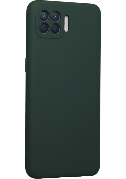 Oppo Reno 4 Lite Kılıf Nano Içi Kadife Silikon - Koyu Yeşil fiyatları
