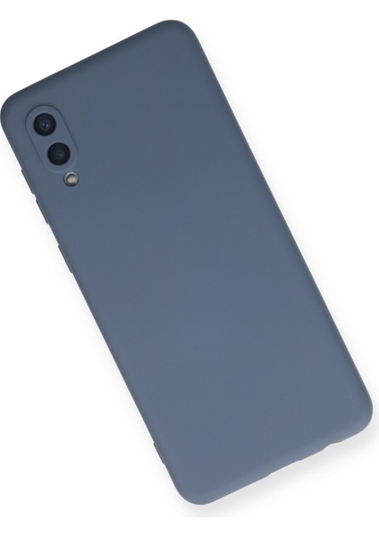 Samsung Galaxy A02 Kılıf Nano Içi Kadife Silikon - Gri modelleri