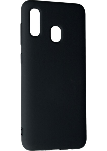 Samsung Galaxy A20 Kılıf Nano Içi Kadife Silikon - Siyah fiyatları