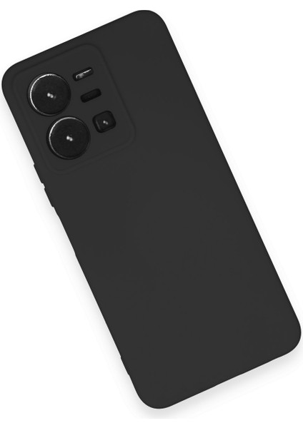 Vivo Y35 Kılıf Nano Içi Kadife Silikon - Siyah modelleri