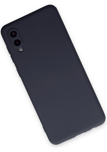 Samsung Galaxy A02 Kılıf Nano Içi Kadife Silikon - Lacivert modelleri