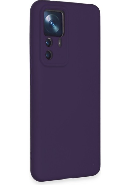 Xiaomi Mi 12T Kılıf Nano Içi Kadife Silikon - Mor
