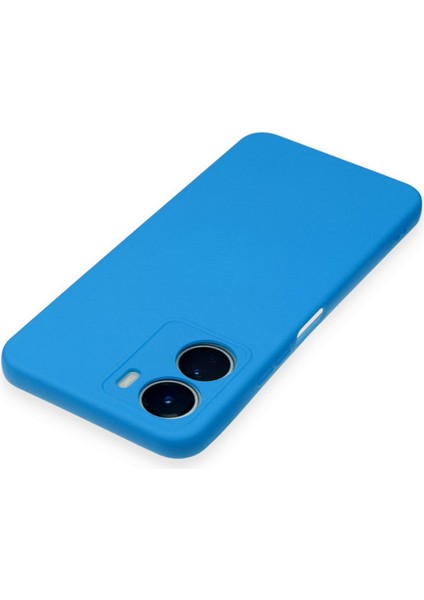 Vivo Y16 Kılıf Nano Içi Kadife Silikon - Mavi fırsatları