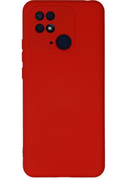 Xiaomi Poco C40 Kılıf Nano Içi Kadife Silikon - Kırmızı