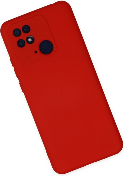 Xiaomi Poco C40 Kılıf Nano Içi Kadife Silikon - Kırmızı fiyatları