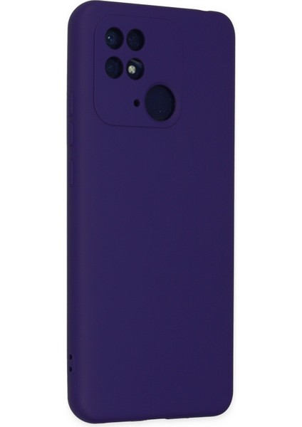 Xiaomi Poco C40 Kılıf Nano Içi Kadife Silikon - Mor modelleri