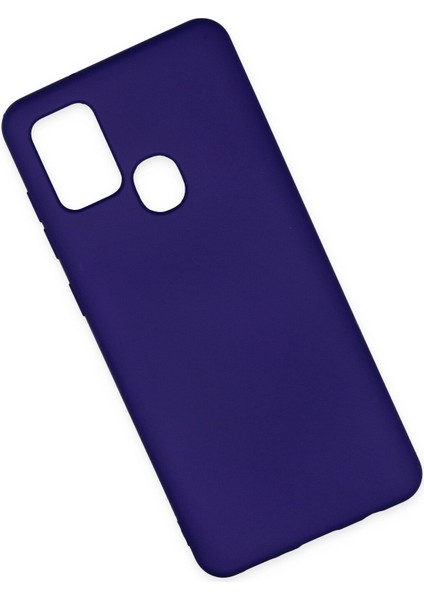Samsung Galaxy A21S Kılıf Nano Içi Kadife Silikon - Mor fiyatları