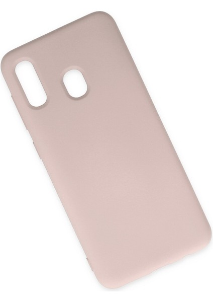 Samsung Galaxy A20 Kılıf Nano Içi Kadife Silikon - Pudra fiyatları