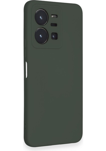 Vivo Y35 Kılıf Nano Içi Kadife Silikon - Koyu Yeşil fiyatları