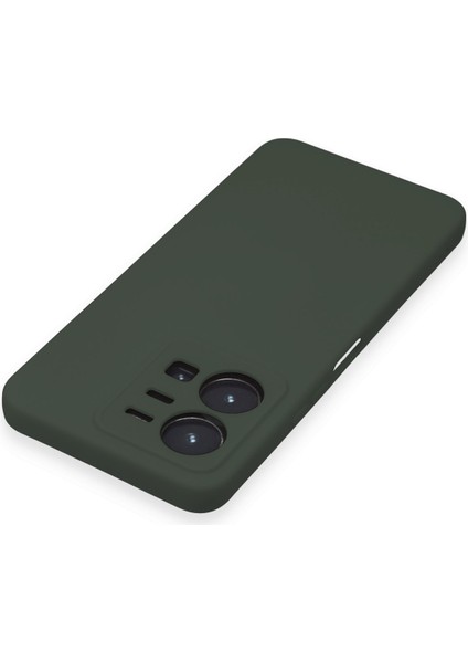 Vivo Y35 Kılıf Nano Içi Kadife Silikon - Koyu Yeşil fırsatları