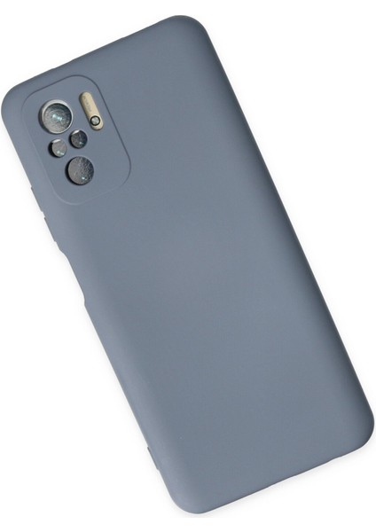 Xiaomi Poco M5S Kılıf Nano Içi Kadife Silikon - Gri modelleri