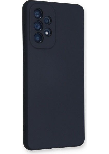 Samsung Galaxy A53 5g Kılıf Nano Içi Kadife Silikon - Lacivert fiyatları