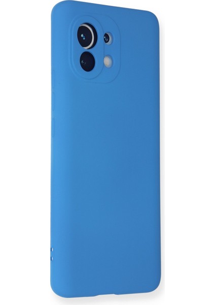 Xiaomi Mi 11 Kılıf Nano Içi Kadife Silikon - Mavi fiyatları