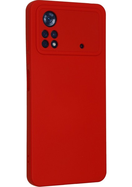 Xiaomi Poco X4 Pro 5g Kılıf Nano Içi Kadife Silikon - Kırmızı modelleri