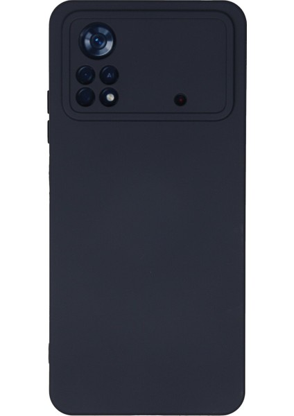 Xiaomi Poco X4 Pro 5g Kılıf Nano Içi Kadife Silikon - Lacivert