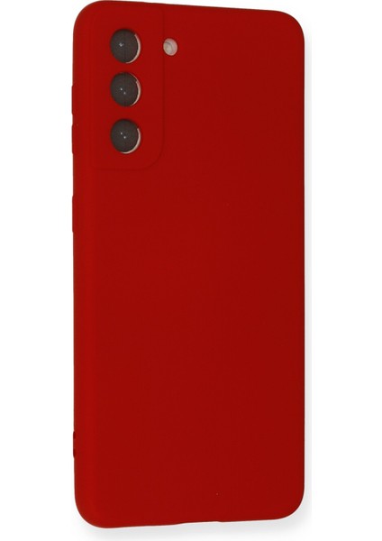 Samsung Galaxy S21 Fe Kılıf Nano Içi Kadife Silikon - Kırmızı fiyatları