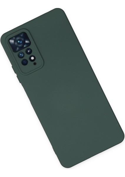 Xiaomi Redmi Note 11 Pro Kılıf Nano Içi Kadife Silikon - Koyu Yeşil fiyatları