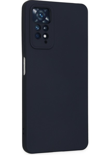 Xiaomi Redmi Note 11 Pro Kılıf Nano Içi Kadife Silikon - Lacivert modelleri