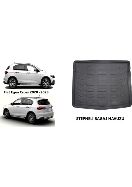 Fiat Egea Cross Stepneli 2021 3D Bagaj Havuzu