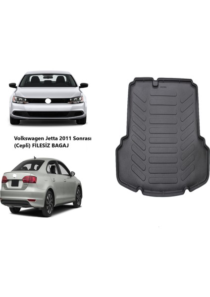 Volkswagen Jetta 2011 (Cepli) 3D Bagaj Havuzu