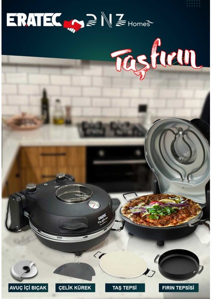 Taş Fırın Seti Pm-27 Xxl Yeni Versiyon ( Pizza Makinası)