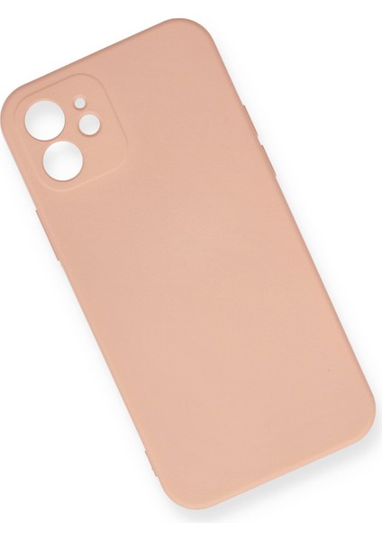 iPhone 12 Kılıf Nano Içi Kadife Silikon - Pudra fiyatları