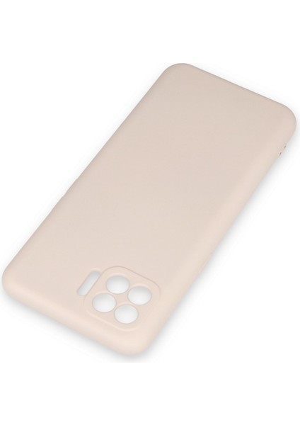 Oppo Reno 4 Lite Kılıf Nano Içi Kadife Silikon - Pudra modelleri