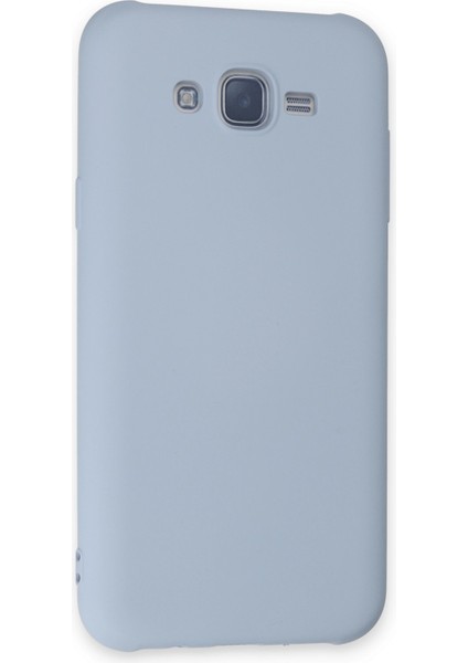 Samsung Galaxy J7 Kılıf Nano Içi Kadife Silikon - Buz Mavisi modelleri